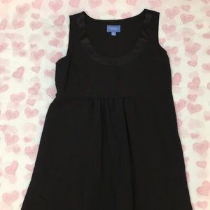 Sleeveless silky black dress by Vera Wang